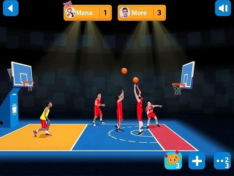 Desi Dunkers Game Screenshot